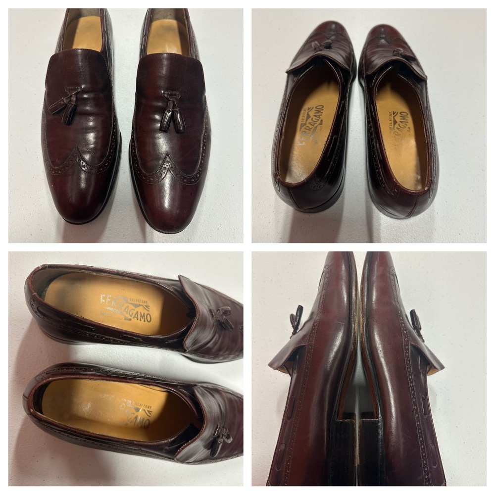 Salvatore Ferragamo Tassel Loafers
Size 8 1/2
Made in Italy
B50